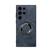 ieftine Carcasă Samsung-telefon Maska Pentru Samsung Galaxy S24 S23 S22 S21 Ultra Plus A55 5G A54 A34 A14 A73 A53 A33 A23 A13 A72 A32 A52 S25 Ultra Capac Spate rezista Acceptă încărcarea fără fir Anti Șoc TPU PU piele