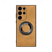 ieftine Carcasă Samsung-telefon Maska Pentru Samsung Galaxy S24 S23 S22 S21 Ultra Plus A55 5G A54 A34 A14 A73 A53 A33 A23 A13 A72 A32 A52 S25 Ultra Capac Spate rezista Acceptă încărcarea fără fir Anti Șoc TPU PU piele