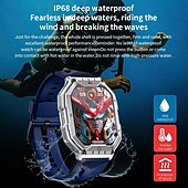 abordables Relojes inteligentes-LOKMAT OCEAN 3 PRO Reloj inteligente 2.1 pulgada Smartwatch Reloj elegante Bluetooth Podómetro Recordatorio de Llamadas Seguimiento de Actividad Compatible con Android iOS Mujer Hombre Larga espera