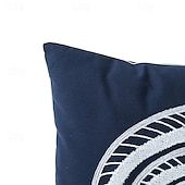 billiga Kuddfodral-broderat hav dekorativt slängkuddsöverdrag 1 st mjukt fyrkantigt kuddfodral örngott för sovrum vardagsrum soffa soffstol