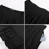 economico Fondi-Punk &amp; Gotico Medievale Rinascimento Gonna Costume Cosplay Gonna lunga Fiera del Ren Tinta unita Per donna Celtico Costumi da pirata Fantasia Halloween Carnevale Mascherata Carnevale Casual Quotidiano