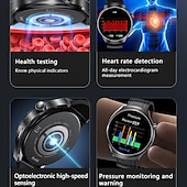 Χαμηλού Κόστους Smartwatch-696 V16 Εξυπνο ρολόι 1.46 inch Έξυπνο ρολόι Bluetooth ΗΚΓ + PPG Βηματόμετρο Υπενθύμιση Κλήσης Συμβατό με Android iOS Γυναικεία Άντρες Κλήσεις Hands-Free Υπενθύμιση Μηνύματος IP 67 Θήκη ρολογιού 48mm