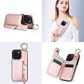 Χαμηλού Κόστους iPhone Θήκες-τηλέφωνο tok Για iPhone 16 iPhone 15 Pro Max iPhone 14 13 12 11 Pro Max Plus Mini SE Θήκη κάρτας πορτοφολιού Φερμουάρ Σταντ ποδηλάτου Υποδοχή κάρτας Ρετρό TPU PU δέρμα