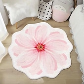 economico tappeti per soggiorno e camera da letto-Tappeti Tappeti A Forma Di Fiore Semplice Tappeto 3d Grande Fiore Tappetini Lavabili