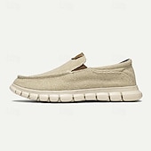 levne Pánské nazouváky a mokasíny-pánské ležérní slip-on tkané mokasíny – lehké prodyšné boty pro každodenní pohodlí