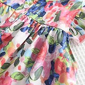 economico Abiti floreali-Bambino Da ragazza Vestito Pop art Senza maniche Feste Esterno Informale Di tendenza Adorabile Giornaliero Poliestere Estate Primavera 2-13 anni Multicolore