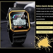 abordables Montres connectées-696 AW38 Montre Connectée Suivi de Fitness ECG PPG Rappel Appel Bluetooth Android iOS IP67 42mm 1.54