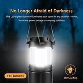 cheap Camping Lights &amp; Lanterns-Portable LED Camping COB Lamp Outdoor Portable Telescopic Flashlight Emergency Hook Horse Lamp Suitable for Hurricane, Emergency, Storm, Outages, Outdoor Collapsible Lanterns