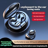 cheap TWS True Wireless Headphones-Bone Conduction TWS Wireless Headphones Bluetooth Gaming Headsets LED Digital Display HiFi Noise Canceling Sports Earphones