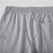 ieftine Pantaloni scurți de sudoare-Bărbați Pantaloni scurți de sudoare Pantaloni Scurți Pantaloni scurți de vară Pantaloni scurți de plajă Buzunar Cordon Talie elastică Simplu Confort Respirabil Scurt Concediu Vacanță Plajă Sport Modă