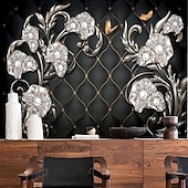 Недорогие Обои-крутые обои 3d розовые цветы обои настенная роспись настенное покрытие наклейка очистите и приклейте съемный материал ПВХ/винил самоклеящийся/клей необходимый декор стен для гостиной, кухни, ванной