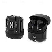 tanie Słuchawki bezprzewodowe True TWS-2 pary 4 paczki bezprzewodowych słuchawek Bluetooth 5.3 dousznych 68ms niskie opóźnienie 13mm przetwornik HIFI słuchawki 4 mikrofony ENC HD połączenia półdouszne