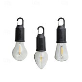 cheap Street Lights-Portable Camping Light LED Camping Lamp with Hook Portable Lantern Type-C Charging Waterproof for Hiking Fishing