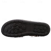 abordables Sandalias casuales-Hombre Sandalias Zapatos hechos a mano Microfibra Transpirable Cómodo Antideslizante Hebilla Amarillo-marrón Negro