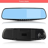 お買い得  車載DVR-バックミラードライブレコーダーデュアルレンズ4.19カーモニター1080pフロントおよびリアデュアル録画レコーダー