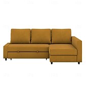 baratos Cobertura de Sofa-Capa de Sofá 100% Algodão com Armazenamento Capas de Sofá-Cama Acolchoadas Cor Sólida