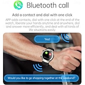 cheap Smartwatch-696 FD02 Smart Watch 1.46 inch Smartwatch Fitness Running Watch Bluetooth ECG+PPG Pedometer Call Reminder Compatible with Android iOS Women Men Hands-Free Calls Message Reminder IP 67 50mm Watch Case