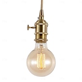 voordelige Gloeilamp-1/2 stuks 40w edison lamp g80 g95 g125 dimbare retro lamp e27/e26 basis antieke rechte lamp amber glas 2200k warm gele gloeilamp gebruikt voor huisverlichting decoratie ac110v ac220v