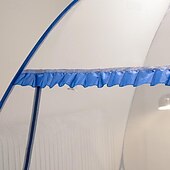 お買い得  ベッドの天蓋とドレープ-79インチ 蚊帳 プラスサイズ 蚊帳 密度アップ ガーゼ 蚊帳 ベッド用 家庭用 ネット 無料設置