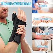 abordables Attelles et orthèses-attelle de poignet &amp; attelle de pouce spica, pour ténosynovite de de quervain, tendinite, canal carpien &amp; Attelle de pouce pour support de poignet pour arthrite (main droite - moyenne)