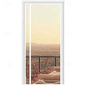 abordables Pantalla para ventana y puerta-Puerta mosquitera magnética para insectos, mosquitera de fibra de vidrio reforzada antidesgarro con imanes autosellantes, mosquiteras para puertas con cortina antimosquitos