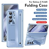 رخيصةأون جراب سامسونج-هاتف غطاء من أجل سامسونج جالاكسي Z فولد 7 زي فولد 6 Z Fold 5 Z Fold 4 غطاء خلفي مع حامل و حامي الشاشة حماية كاملة للجسم درع الكمبيوتر الشخصي
