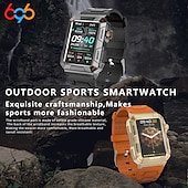 Χαμηλού Κόστους Smartwatch-696 MT88 Εξυπνο ρολόι 1.57 inch Έξυπνο ρολόι Bluetooth ΗΚΓ + PPG Βηματόμετρο Υπενθύμιση Κλήσης Συμβατό με Android iOS Γυναικεία Άντρες Κλήσεις Hands-Free Υπενθύμιση Μηνύματος IP 67 Θήκη ρολογιού 32 mm