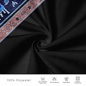 voordelige westernhemden voor heren-Voor heren Paard Overhemd Westers overhemd Cowboyshirt Lange mouw Vintage Western stijl Buiten Straat Casual / Dagelijks Herfst winter Strijkijzer Knop Afdrukken blauw