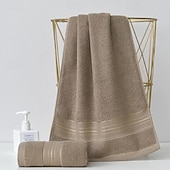 cheap Towels-Cotton Bath Towel Household Soft Absorbent Towel Adult Universal Wash Towel Back To School College Student