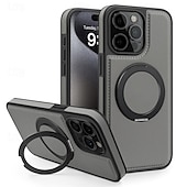 זול נרתיקים לאייפון-טלפון מגן עבור אייפון 16 iPhone 15 Pro Max iPhone 14 13 12 11 Pro Max Plus כיסוי אחורי עם מעמד תמיכה בטעינה אלחוטית עמיד בזעזועים רטרו TPU עור PU