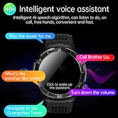 cheap Smartwatch-696 FD02 Smart Watch 1.46 inch Smartwatch Fitness Running Watch Bluetooth ECG+PPG Pedometer Call Reminder Compatible with Android iOS Women Men Hands-Free Calls Message Reminder IP 67 50mm Watch Case