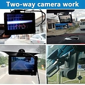 abordables DVR pour voiture-HD 4.0 voiture dvr image de recul garde de stationnement vision nocturne 3 caméra d&#039;enregistrement tachygraphe