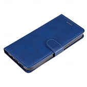 Недорогие Чехлы для Samsung-телефон Кейс для Назначение SSamsung Galaxy S24 S23 S22 S21 S20 Ultra Plus FE A54 A34 A14 S25 Ультра Кошелек для карт Магнитный Полная защита тела с ремешком на запястье Ретро ТПУ Кожа PU
