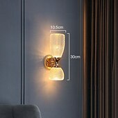 levne Vnitřní nástěnná světla-nástěnné nástěnné lampy osvětlovací těleso křišťálové svítidlo v severském moderním stylu osvětlení nahoru a dolů osvětlení nástěnné nástěnné nástěnné osvětlení pro ložnice obývací pokoj, noční lampa