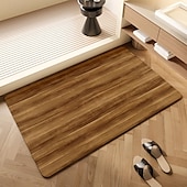 cheap Doormats-Wood Pattern Doormat Kitchen Mat Floor Mat Non-Slip Area Rug Oil Proof Rug Indoor Outdoor Mat Bedroom Decor Bathroom Mat Entrance Rug