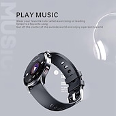 Χαμηλού Κόστους Smartwatch-QS39 Εξυπνο ρολόι 1.32 inch Έξυπνο ρολόι Bluetooth ΗΚΓ + PPG Παρακολούθηση θερμοκρασίας Βηματόμετρο Συμβατό με Android iOS Γυναικεία Άντρες Μεγάλη Αναμονή Κλήσεις Hands-Free Αδιάβροχη IP 67