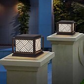 preiswerte Post Light-Säulenlampe, wasserdichte Außenpfostenleuchten, Säulenleuchten für den Außenbereich, quadratische IP65-Säulenleuchten für den Außenbereich, wasserdichte Aluminiumglas-Pfostenleuchten,