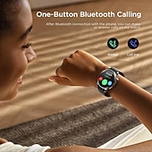 cheap Smartwatch-Joyroom JR-FV1 Smart Watch 1.43 inch Smartwatch Fitness Running Watch Bluetooth Pedometer Call Reminder Fitness Tracker Compatible with Android iOS Women Men Long Standby Hands-Free Calls Waterproof