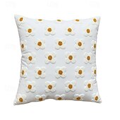 abordables Coussins tendances-1 pcs Polyester Housse de coussin, Floral Rectangulaire Carré Traditionnel Classique