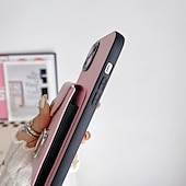 cheap iPhone Cases-Phone Case For iPhone 16 iPhone 15 Pro Max Plus iPhone 14 13 12 11 Pro Max Plus Mini SE Back Cover with Stand Holder with Wrist Strap Card Slot Retro TPU PU Leather