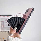 cheap iPhone Cases-Phone Case For iPhone 16 iPhone 15 Pro Max Plus iPhone 14 13 12 11 Pro Max Plus Mini SE Back Cover with Stand Holder with Wrist Strap Card Slot Retro TPU PU Leather