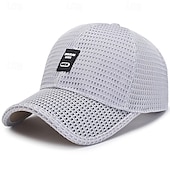 billige Baseballcaps for menn-Herre Baseballcaps Solhatt Trucker Hat Svart Blå polyester Netting Mote Fritid Gate Daglig عادي Justerbare Solkrem Pustende