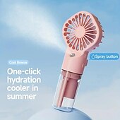 preiswerte Ventilator-Handheld Sprühventilator – Großer tragbarer Wassernebelventilator für den Außenbereich USB-aufladbar