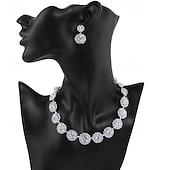 preiswerte Schmuck Sets-Schmuckset For Damen Partyabend Geschenk Aleación