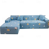 cheap Sofa Cover-Jersey Fabric Lazy Sofa Cover in Florqal&amp; Geometric Pattern for Indoor Use