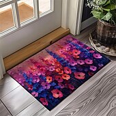 cheap Doormats-Wedding Oil Painting Flowers Doormat Non-Slip Oil Proof Rug Indoor Outdoor Mat Bedroom Decor Bathroom Mat Entrance Rug Door Mat