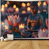 tanie gobelin boho-boho budda wiszący gobelin wall art duży gobelin mural wystrój fotografia tło koc zasłona strona główna sypialnia dekoracja salonu