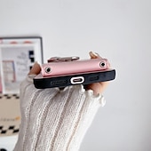 cheap iPhone Cases-Phone Case For iPhone 16 iPhone 15 Pro Max Plus iPhone 14 13 12 11 Pro Max Plus Mini SE Back Cover with Stand Holder with Wrist Strap Card Slot Retro TPU PU Leather