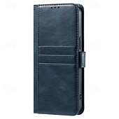 Недорогие Чехлы для Samsung-телефон Кейс для Назначение SSamsung Galaxy S24 S23 S22 S21 S20 Ultra Plus FE A54 A34 A14 S25 Ультра Кошелек для карт с ремешком на запястье Откидная подножка Разъем для карты Ретро ТПУ Кожа PU