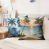 economico Copricuscini per cuscini decorativi-1 pezzi Velluto Copricuscino, Stampa Semplice Informale Quadrato Tradizionale Classico